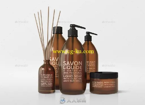 自然组合化妆品套装展示PSD模板natural-cosmetic-packaging-mock-ups-3-18210867的图片1