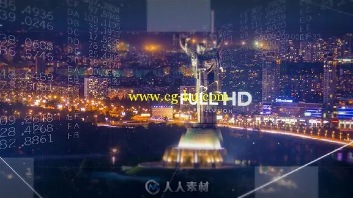 时尚数字视差幻灯片相册动画AE模板 Videohive Digital Parallax 18699621的图片2