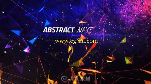 美丽的粒子水晶幻灯片标题动画AE模板 Videohive Vibrant Titles 9475727的图片2