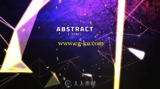 美丽的粒子水晶幻灯片标题动画AE模板 Videohive Vibrant Titles 9475727的图片3