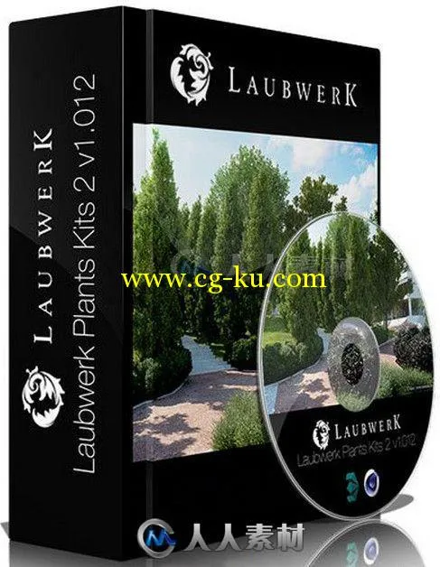 Laubwerk Plants Kit真实植物场景插件 LAUBWERK PLANTS KIT WITH LIBRARY的图片2