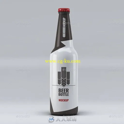 三联装啤酒包装展示PSD模板beer-bottle-mock-up-17535221的图片1