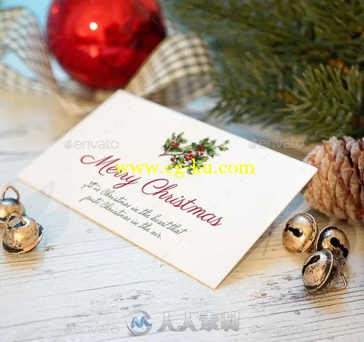 圣诞卡片展示PSD模板christmas-card-mockup-9662605的图片2