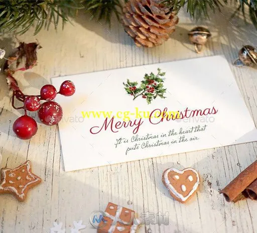 圣诞卡片展示PSD模板christmas-card-mockup-9662605的图片3