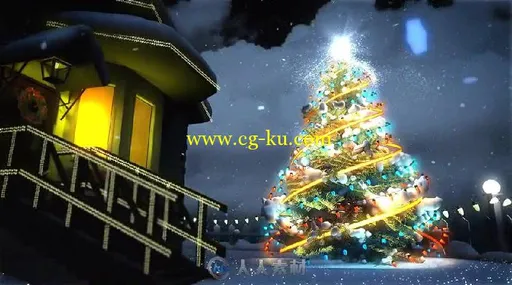 圣诞画笔演绎美丽圣诞节动画幻灯片AE模板 Videohive Christmas 9782249的图片3