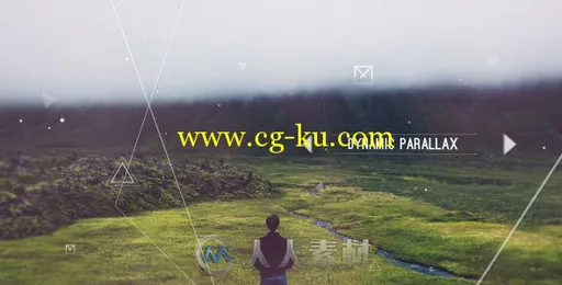 美丽的动态视差幻灯片相册动画AE模板Videohive Dynamic Parallax Slideshow 1860...的图片1