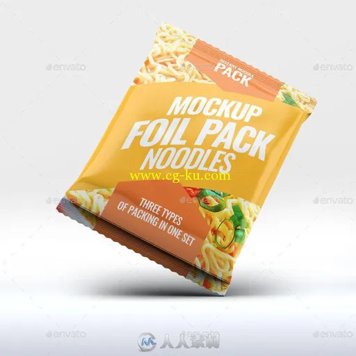 箔袋即食食品包装展示PSD模板instant-food-foil-bag-mock-up-18611228的图片3