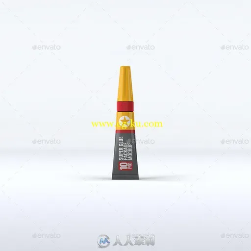 超级强力胶包装展示PSD模板super-glue-packaging-mock-up-18621843的图片1