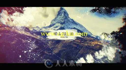 创意灵感水墨幻灯片相册动画AE模板 Videohive Inspired Ink Slideshow 18453245的图片1