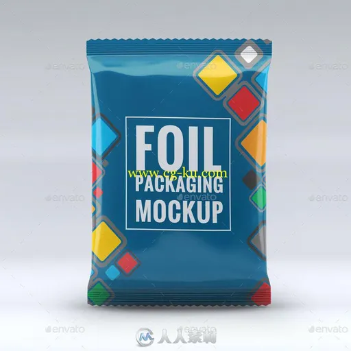 铝箔包装展示PSD模板foil-packaging-mock-up-11625656的图片1