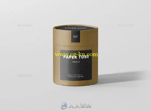 圆柱型纸罐展示PSD模板paper-tube-packaging-mock-up-medium-16459367的图片2