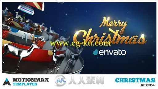 创意套娃打开圣诞节展示幻灯片AE模板 Videohive Christmas 19036301的图片1