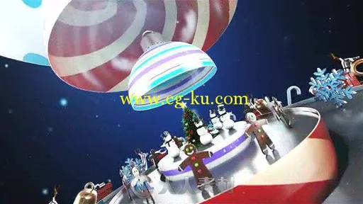 创意套娃打开圣诞节展示幻灯片AE模板 Videohive Christmas 19036301的图片3