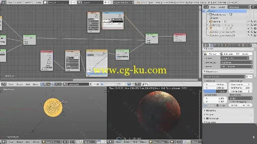 Blender星球宇宙空间视觉特效实例制作视频教程 CREATIVE SHRIMP BLENDER SPACE VFX的图片12