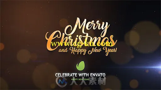 圣诞节魔法粒子开场字幕Logo标志AE模板Videohive Christmas Magic Particles 190...的图片1