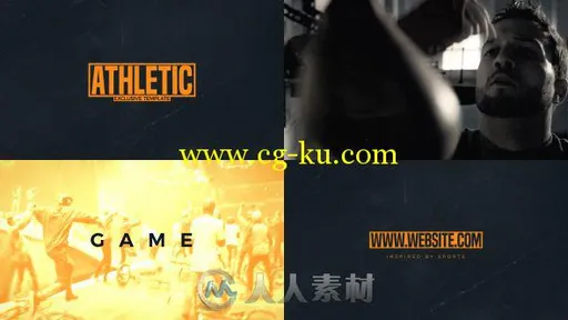 专业体育运动健身视频宣传片AE模板 Videohive Pure Sport Template 18765876的图片1