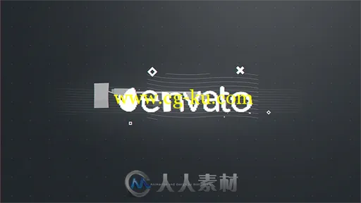 现代毛刺故障数字失真显示标志AE模板 Videohive Modern Glitch Logo 18534420的图片3