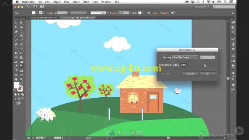 Illustrator CC中渐变网格控制技术视频教程 PLURALSIGHT ILLUSTRATOR CC BLENDS AN...的图片2