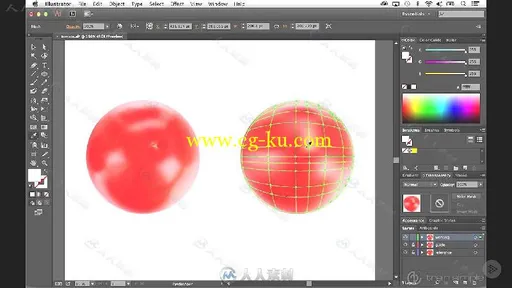 Illustrator CC中渐变网格控制技术视频教程 PLURALSIGHT ILLUSTRATOR CC BLENDS AN...的图片3