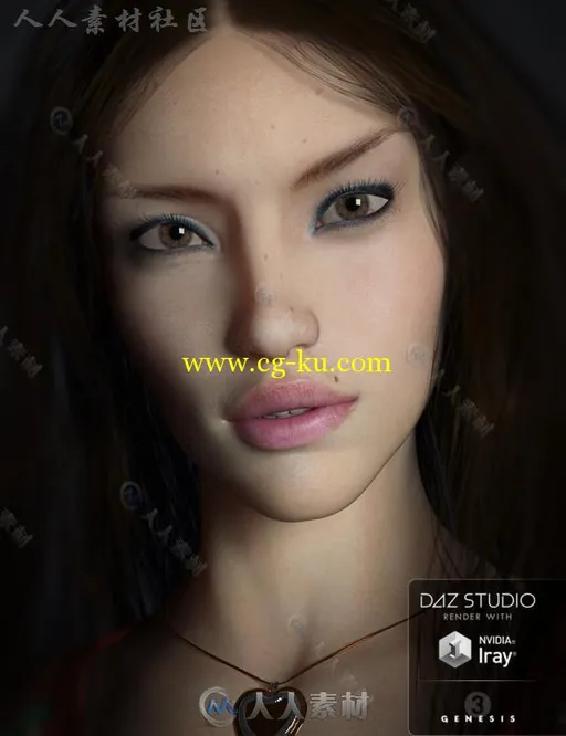 明艳动人的女性3D模型合辑的图片1