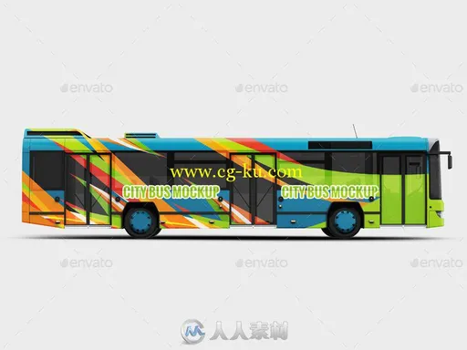 城市巴士展示PSD模板city-bus-mock-up-11064017的图片1