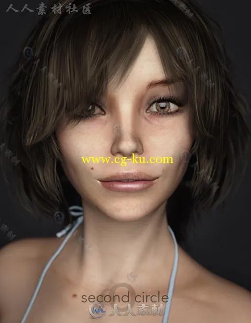 肤白貌美的女性3D模型合辑的图片3