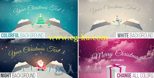 美妙的圣诞节动画视频AE模板 Videohive Christmas 18710816的图片3