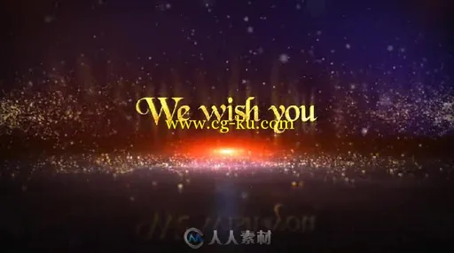 美丽的魔法粒子显示圣诞标题AE模板 Videohive Christmas 18730813的图片2