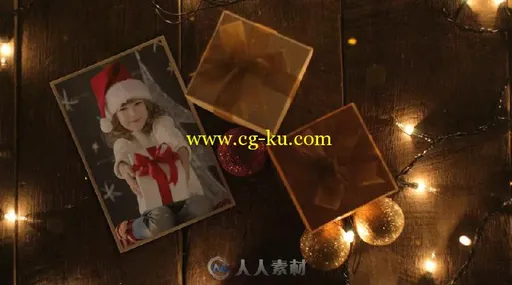 时尚温馨的圣诞节画廊相册动画AE模板 Videohive Christmas Gallery 18952334的图片2