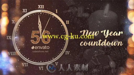 超酷史诗新年倒计时幻灯动画AE模板 Videohive New Year Countdown 2017 1848...的图片3