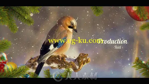 美丽的圣诞节幻灯片相册动画AE模板 Videohive Christmas - Slideshow 18944613的图片3