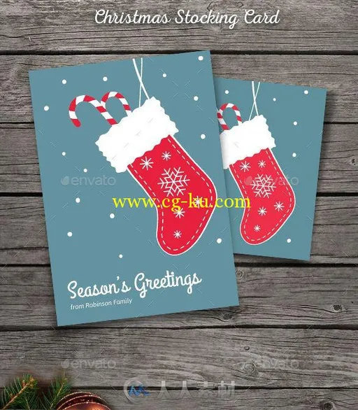 圣诞卡片合辑展示PSD模板christmas-cards-collection-9545849的图片2