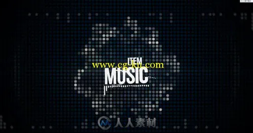 很酷音乐律动幻灯片AE模板 Music Reaction的图片1