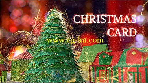 神奇圣诞卡片展示圣诞世界AE模板 Videohive Christmas Card 18951314的图片1