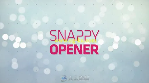 快节奏的照片切换幻灯片相册动画AE模板 Videohive Snappy Opener 18638272的图片1