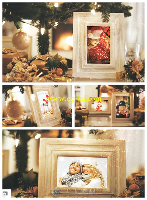 完美神奇的圣诞节幻灯片相册动画AE模板 Videohive Christmas Moments 19052514的图片1