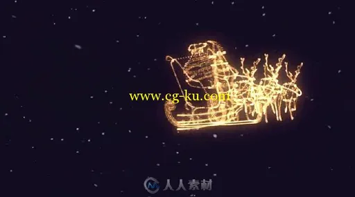 美丽的灯光画笔演绎圣诞节幻灯片AE模板 Videohive Christmas 18900520的图片2