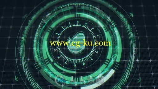 未来高科技HUD科幻标志LOGO演绎AE模板Videohive Futuristic HUD Logo Reveal 1893...的图片1