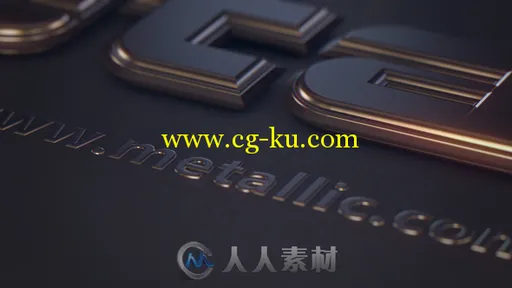 超酷3D金属文字标题展示AE模板 Videohive Metallic Text 6959041的图片2