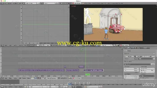 Blender角色三维动画技术核心训练视频教程 UDEMY 3D ANIMATION WITH BLENDER FOR B...的图片5