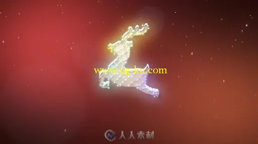 简单的新年彩色小灯闪烁标志AE模板Videohive Christmas New Year Lights 19050191的图片3