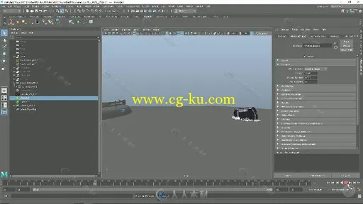 Maya中FumeFX汽车尾气灰粉尘模拟特效视频教程 PLURALSIGHT MAYA AND FUME FX DUST ...的图片1