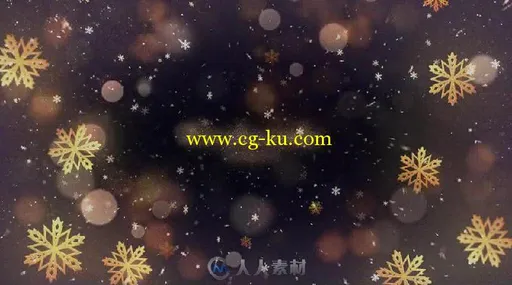 时尚金色粒子圣诞节促销幻灯片AE模板 Videohive Christmas Promo Pack 18967435的图片2