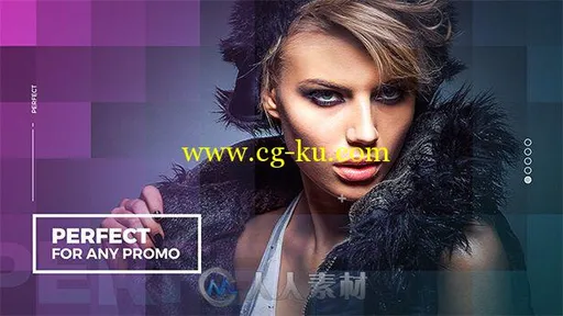 创意方块翻转合成照片彩色幻灯片相册动画AE模板Videohive Colourful Slides 19016...的图片2