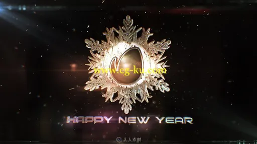 时尚史诗冬季3D标志动画LOGO演绎AE模板 Videohive Epic Snowflake Logo 19160194的图片3