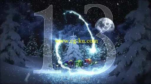 时尚美丽粒子新年倒计时幻灯片AE模板 Videohive New Year Countdown 6447845的图片3