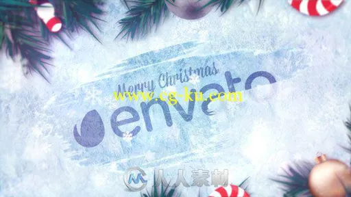 美丽的冬季假期标志展示幻灯片AE模板Videohive Winter Holidays Logo Reveal 1401...的图片2