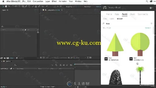 AE大师班之云市场资料运用技巧视频教程 After Effects Guru CC Market and Libraries的图片2