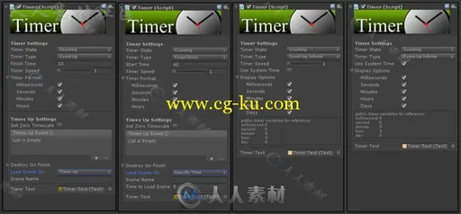 计时器和时钟GUI编辑器扩充Unity素材资源的图片3
