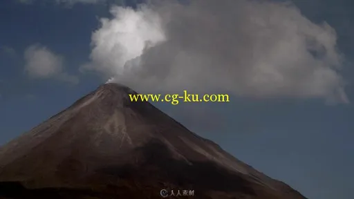 火山口延时视频素材的图片1